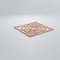 Ekena Millwork Large Edinburg Decorative Fretwork Wood Wall Panels, Cherry, 23 3/8"W x 23 3/8"H x 3/8"T WALW24X24X0375EBGCH - alternate 3